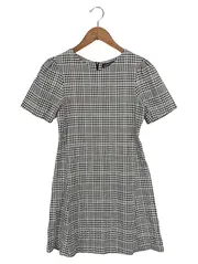 Vorschaubild 1 von Damen Freizeitkleid kariert XS Mehrfarbig Casual Kurzarm