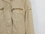 Vorschaubild 4 von Damen Leichte Jacke Gr. 36;S Casual Beige Baumwolle