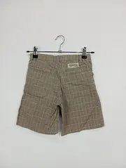 Vorschaubild 3 von Kinder Shorts Gr. 116 Braun Kariert Casual Outdoor Baumwolle