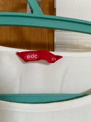 Vorschaubild 3 von Damen T-Shirt Weiß Gr. XS Basic Halbarm Stretch