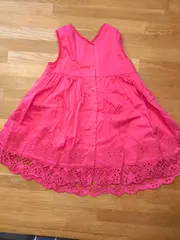 Vorschaubild 4 von Mädchen Sommerkleid Gr. 74 Pink Feminin Baumwolle