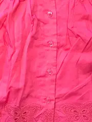 Vorschaubild 3 von Mädchen Sommerkleid Gr. 74 Pink Feminin Baumwolle