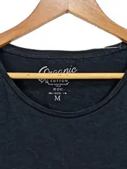 Vorschaubild 3 von Damen T-Shirt Gr. M Schwarz Basic Organic Cotton