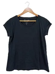Vorschaubild 1 von Damen T-Shirt Gr. M Schwarz Basic Organic Cotton