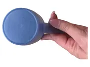 Vorschaubild 2 von Giesskanne rund blau Kunststoff modern 15cm Höhe 9cm Breite
