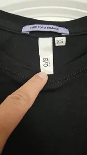 Vorschaubild 4 von Damen Freizeitkleid Midikleid Schwarz Gr. 34/XS Baumwolle Casual