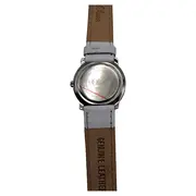 Vorschaubild 4 von Damenuhr Blumenmuster Weiß Leder Armband Analog Quarz 24056