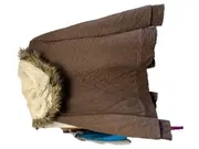 Vorschaubild 7 von Damen Felljacke Kapuze Teddyfell Braun Gr. 40/L Freizeit