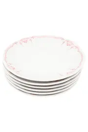 Vorschaubild 1 von Unterteller Porzellan Mehrfarbig Blumenmuster Elegant Klassisch