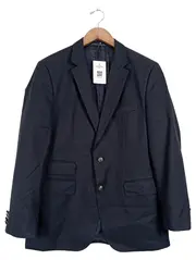 Vorschaubild 1 von Herren Anzug Sakko + Hose Gr. 48 Blau Business Nadelstreifen