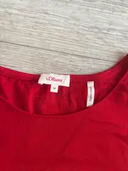 Vorschaubild 2 von Damen Langarmshirt Gr. 40/L Rot Casual