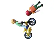 Vorschaubild 2 von Spielfiguren-Set BMX Fahrer mit Fahrrad Kinder Mehrfarbig