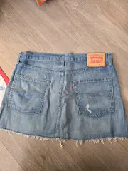 Vorschaubild 2 von Damen Jeansrock Gr. 42/XL Blau Casual Minirock