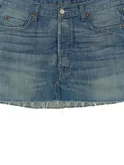 Vorschaubild 4 von Damen Jeansrock Gr. 42/XL Blau Casual Minirock
