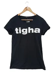 Vorschaubild 1 von Damen T-Shirt 36/S Schwarz Streetwear Logo-Print