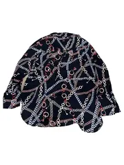 Vorschaubild 5 von TAIFUN Damen Bluse 44;XXL Blau Kettenmuster Modern Viskose Langarm
