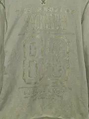 Vorschaubild 2 von Herren Kapuzenpullover UNI Oliv Streetwear Hoodie Schriftzug