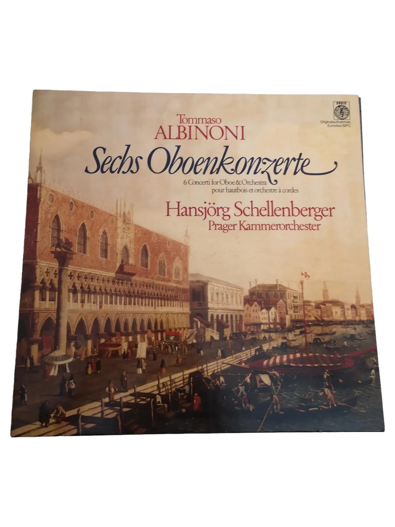Albinoni Oboenkonzerte LP Schellenberger Prager Kammerorchester Vinyl Klassik