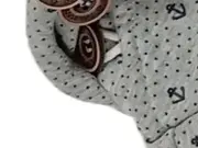 Vorschaubild 7 von Damen Kapuzenpullover Grau Grafik Muster Gr. 38 M Freizeit Casual