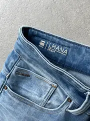 Vorschaubild 2 von G-Star Damen Jeans Slim Fit Blau Gr. 27x32 Casual