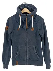 Vorschaubild 1 von Damen Sweatjacke Kapuzenpullover Gr. 36/S Blau Casual