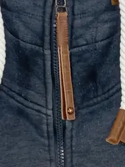 Vorschaubild 4 von Damen Sweatjacke Kapuzenpullover Gr. 36/S Blau Casual