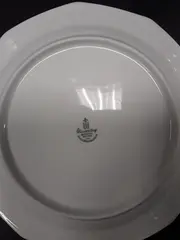 Vorschaubild 3 von Kuchenteller 19 cm Porzellan Weiß Blumenmuster Klassisch