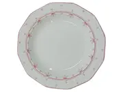 Vorschaubild 1 von Kuchenteller 19 cm Porzellan Weiß Blumenmuster Klassisch