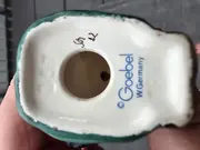 Vorschaubild 2 von Engel Der kleine Apfelpflücker Keramik Deko Figur Weihnachten Grün 7cm
