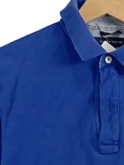 Vorschaubild 6 von Herren Poloshirt Blau Gr. 48, M Kurzarm 100% Baumwolle Casual