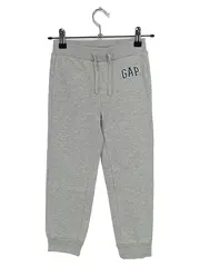 Vorschaubild 2 von Jogginghose Kinder Gr. 110 Grau Meliert Logo Sweatpants
