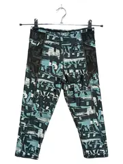 Vorschaubild 1 von Kinder Mädchen Leggings Gr. 152 Mehrfarbig Grafisch Sport Hose