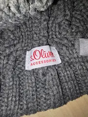 Vorschaubild 4 von Mütze Damen Grau Zopfstrickmuster Beanie Strickmütze Casual