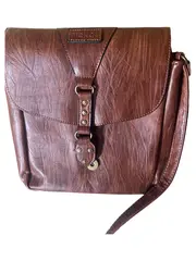 Vorschaubild 2 von Umhängetasche Damen Braun Casual Polyurethan