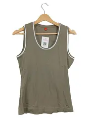 Vorschaubild 1 von Damen Tanktop Gr. 42/XL Oliv Casual Baumwolle