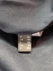 Vorschaubild 4 von Damen Blusenkleid Gr. 36/S Blau Blumenmuster Viskose Midikleid