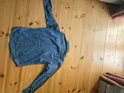 Vorschaubild 3 von Herren Freizeithemd Baumwolle Langarm Uni Blau Gr. 46/S