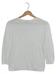 Vorschaubild 2 von Strickjacke Damen Gr. 34/XS Weiß Klassisch Elegant Cardigan