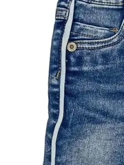 Vorschaubild 2 von Baby Jeans Hose Gr. 62 Blau Denim Streifen Mädchen