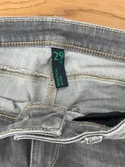 Vorschaubild 2 von BENETTON Skinny Fit Jeans Damen Grau W29 L26 Stretch Baumwolle
