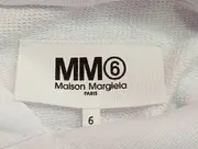 Vorschaubild 3 von MAISON MARTIN MARGIELA Kinder Kapuzenpullover Gr. 116 Weiß Cropped Logo-Print