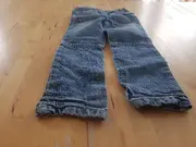 Vorschaubild 2 von Kinder Jeans Regular Fit Uni Blau Baumwolle Gr. 104
