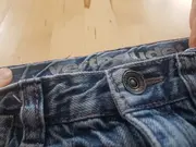 Vorschaubild 3 von Kinder Jeans Regular Fit Uni Blau Baumwolle Gr. 104