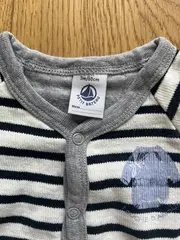 Vorschaubild 2 von Baby Body Strampler gestreift Gr. 60 Mehrfarbig