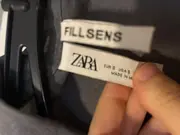 Vorschaubild 3 von Damen Hemdbluse FILLSENS Gr. S Grau Lyocell Kurzarm Cropped