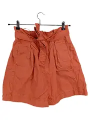 Vorschaubild 1 von Damen Shorts Gr. 38 Orange Paper-Bag Bindegürtel Sommer