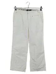 Vorschaubild 1 von Damen Stoffhose Weiß Gr. S/36 Baumwolle Casual Chino