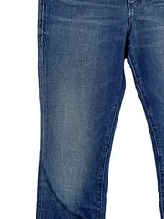 Vorschaubild 3 von Damen Jeans Straight Leg Gr. 32 Blau Casual