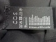 Vorschaubild 4 von Damen Freizeitkleid T-Shirt-Kleid Gr. 36/S Schwarz Baumwolle Midi
