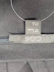 Vorschaubild 3 von Damen Freizeitkleid T-Shirt-Kleid Gr. 36/S Schwarz Baumwolle Midi